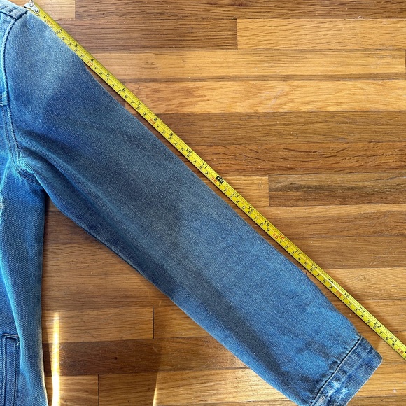 Altar’d State | Women’s light denim jacket with slight distressing - Picture 14 of 16